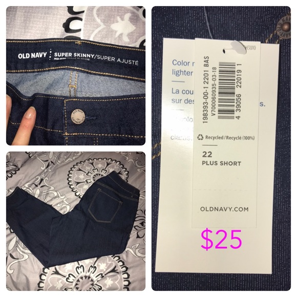 old navy jean sizes